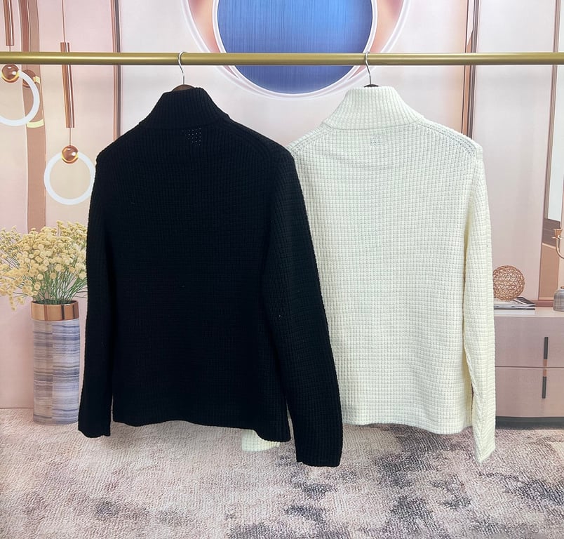C.P. Company Full Zip Ribbed Sweater - 6