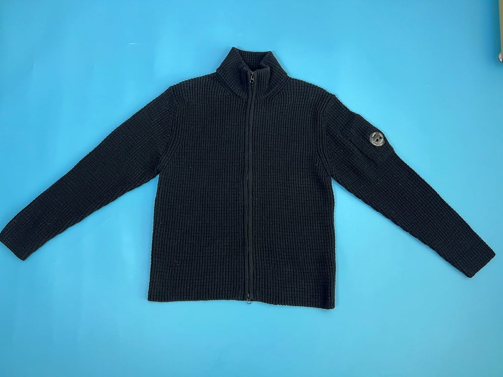 C.P. Company Full Zip Ribbed Sweater - 7