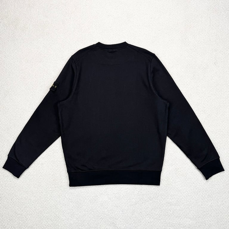 Stone Island Classic Crewneck Sweatshirt Black - 5