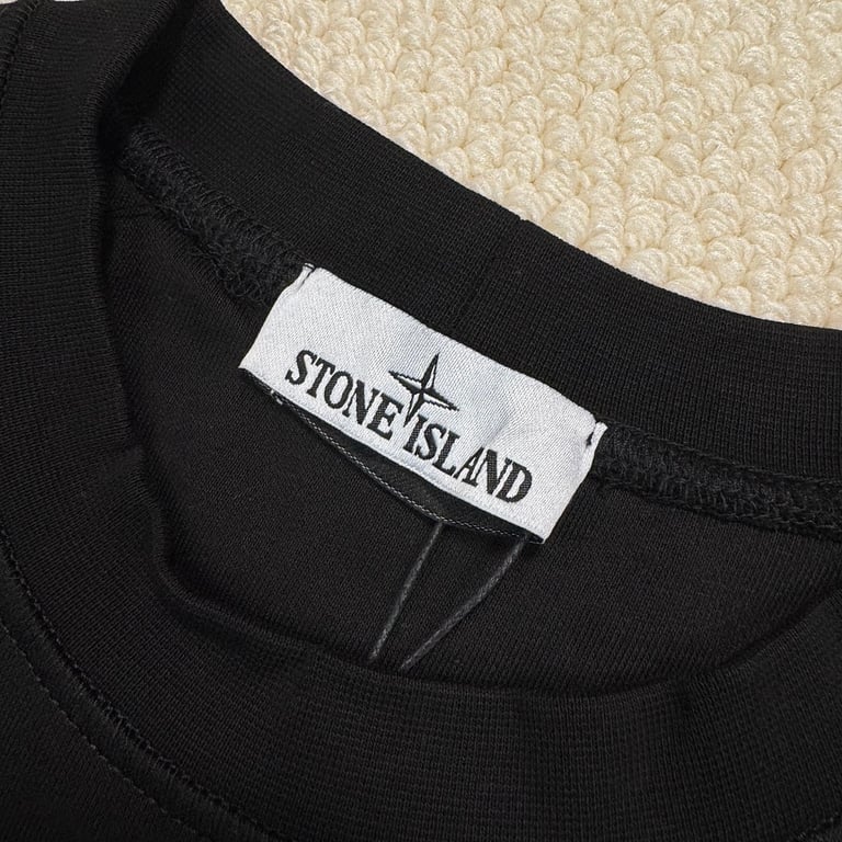 Stone Island Classic Crewneck Sweatshirt Black - 9