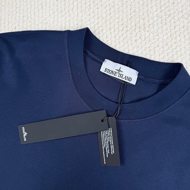 Stone Island Crewneck Sweatshirt Navy Blue - 15