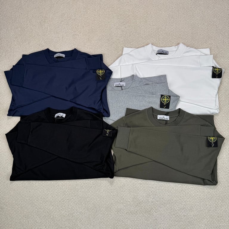 Stone Island Crewneck Sweatshirt Navy Blue - 4