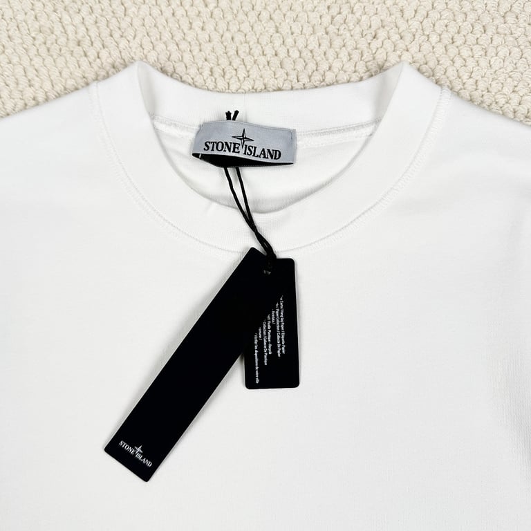 Stone Island Compass Patch Sweatshirt White - 14