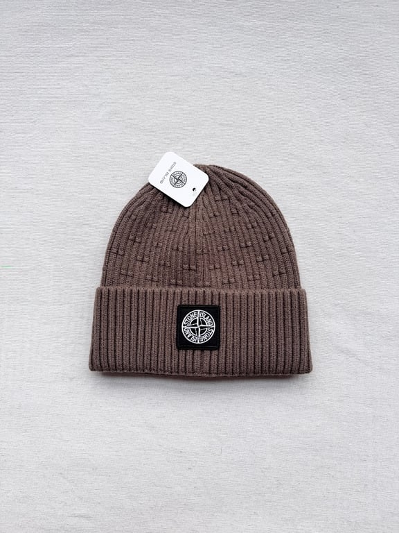 Stone Island Ribbed Beanie - 2