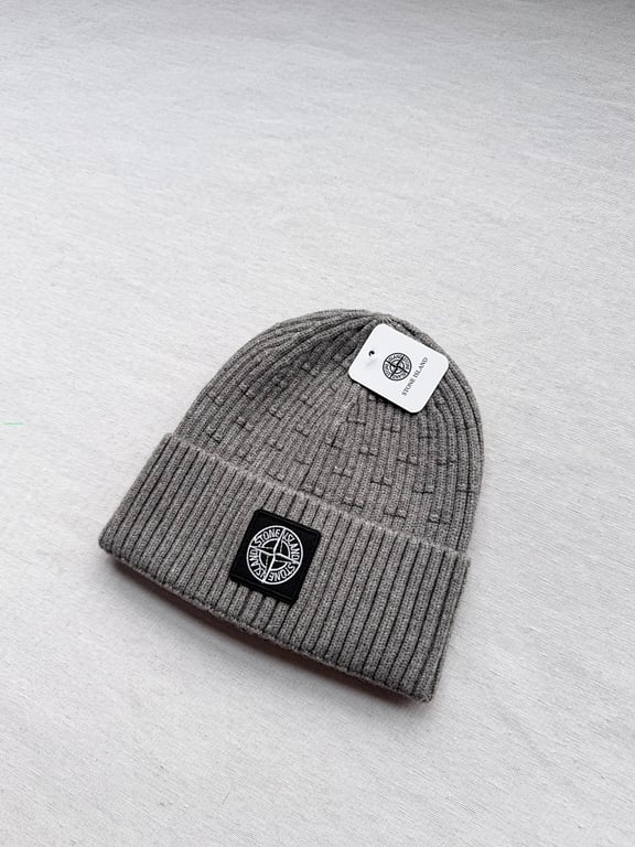 Stone Island Ribbed Beanie - 19