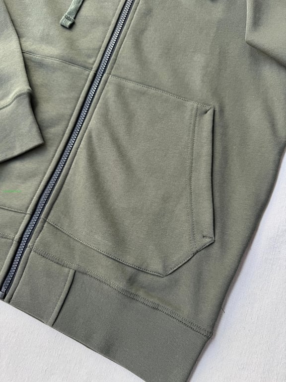 Stone Island Zip-Up Hoodie Green - 21