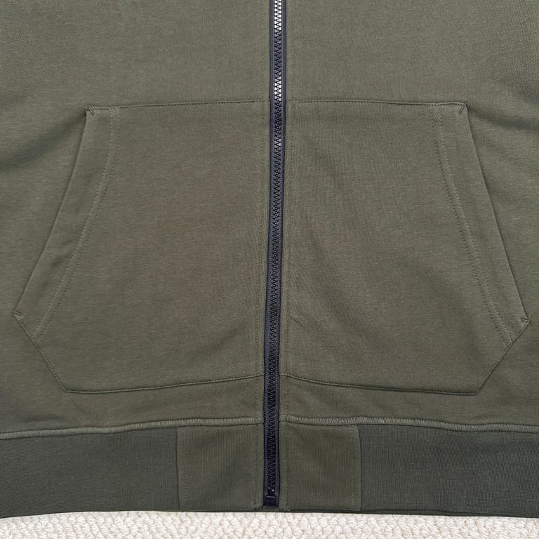 Stone Island Zip-Up Hoodie Green - 8