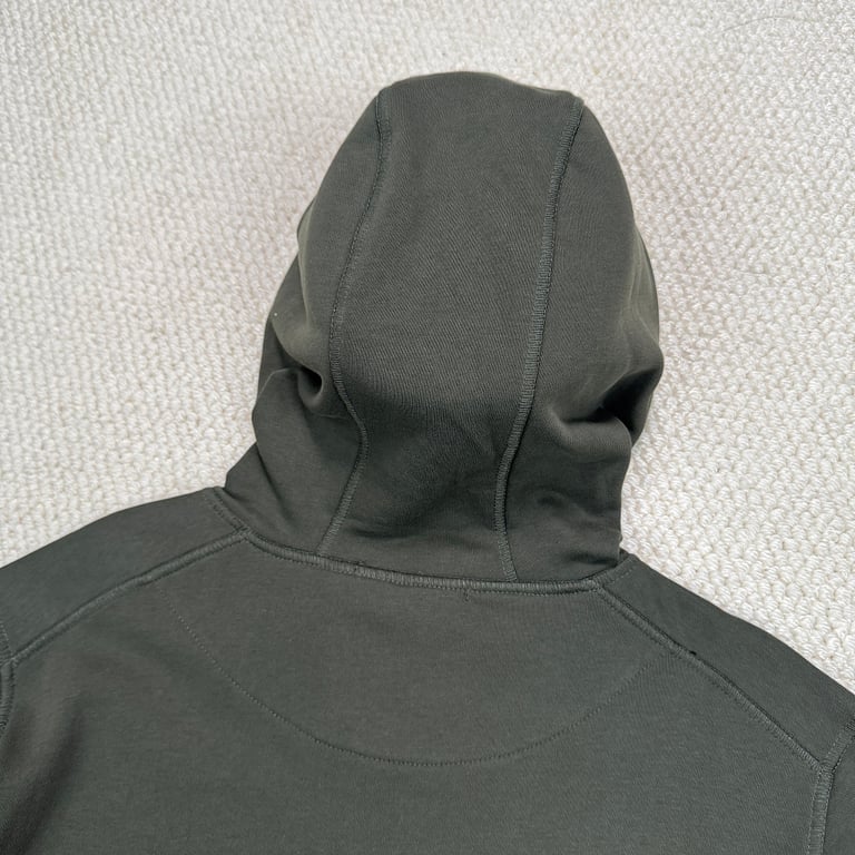 Stone Island Zip-Up Hoodie Green - 10