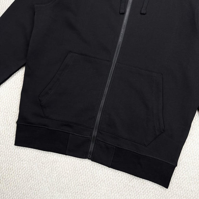 Stone Island Zip-Up Hoodie Black - 12