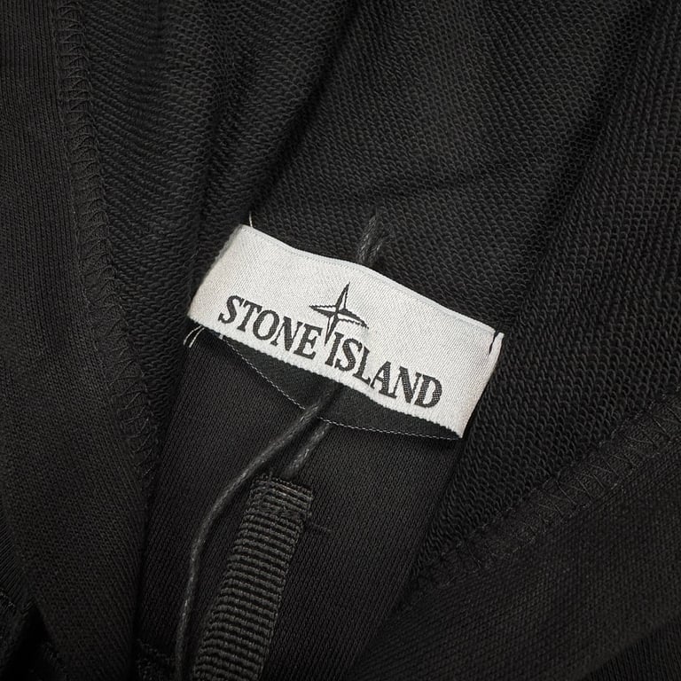 Stone Island Zip-Up Hoodie Black - 15