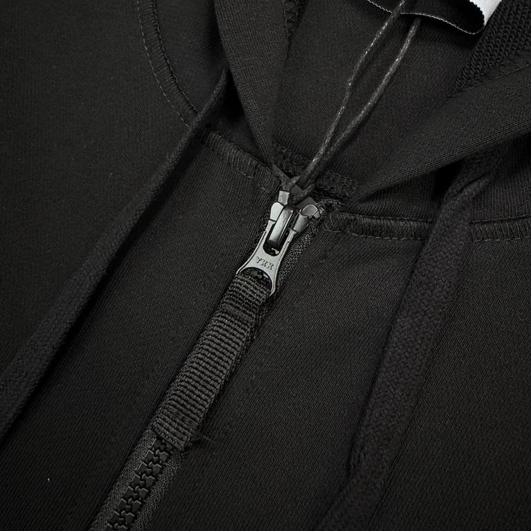 Stone Island Zip-Up Hoodie Black - 16