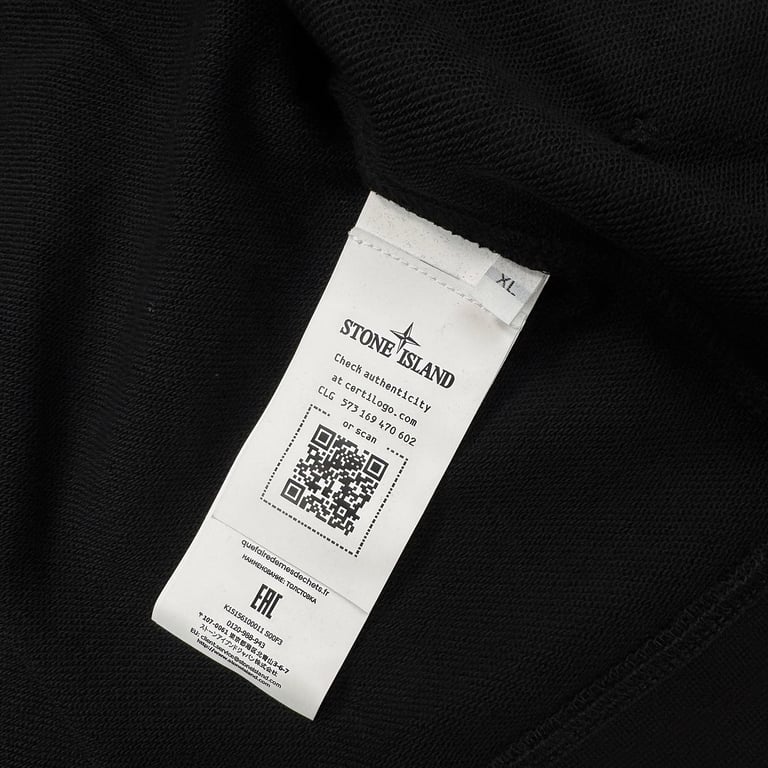 Stone Island Zip-Up Hoodie Black - 18