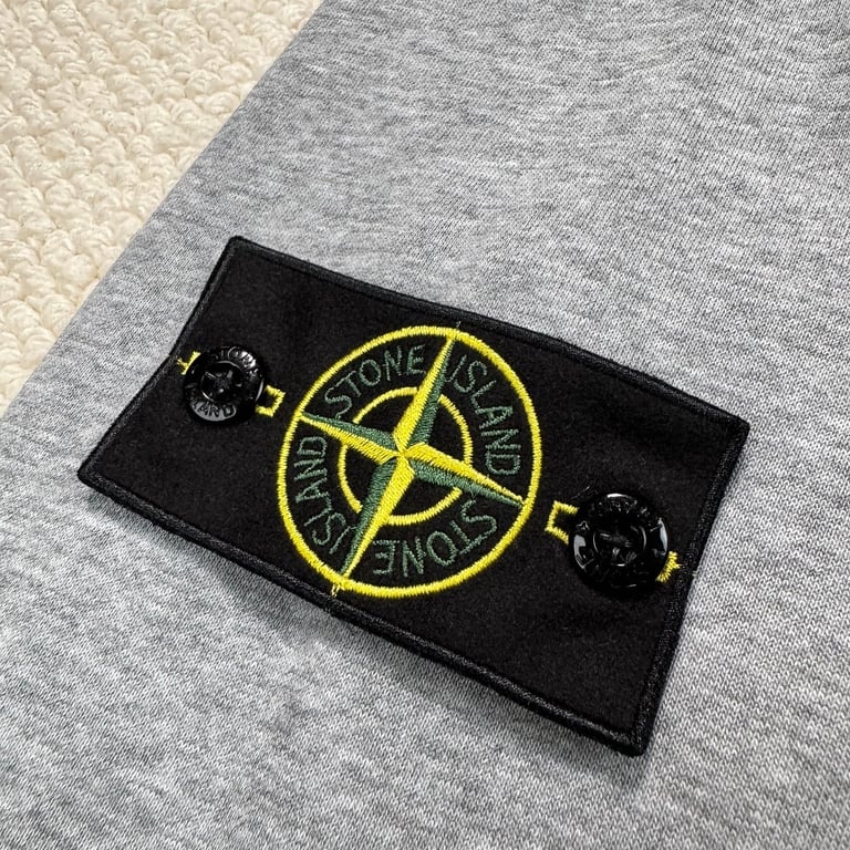 Stone Island Zip-Up Hoodie Grey - 6
