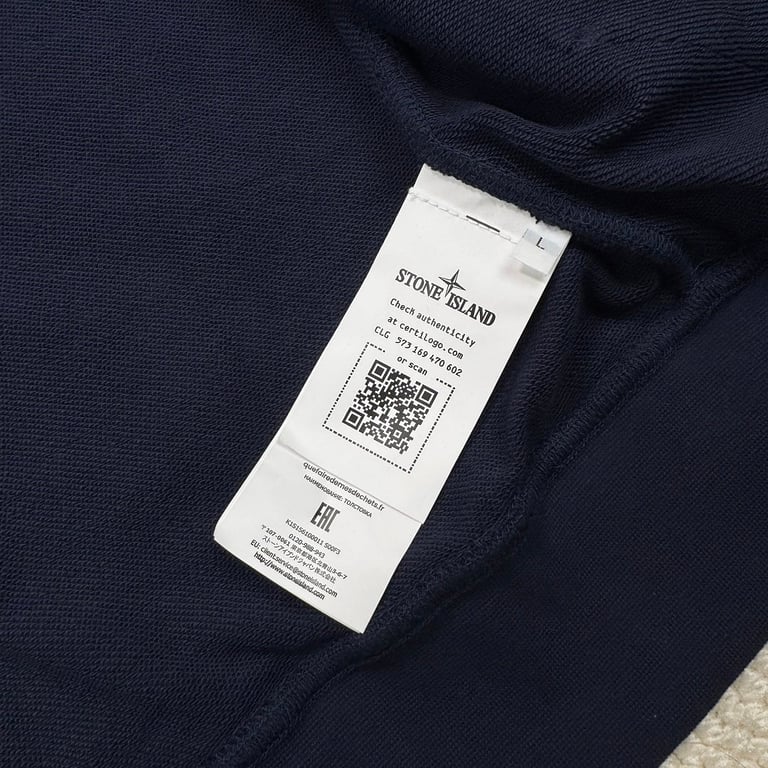 Stone Island Zip-Up Hoodie Navy Blue - 11