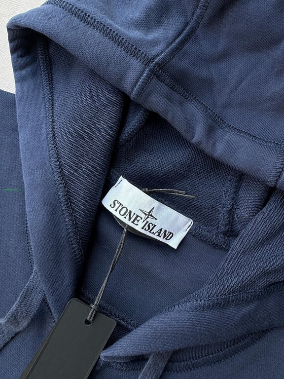 Stone Island Zip-Up Hoodie Navy Blue - 20