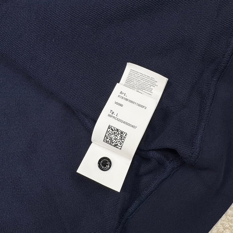Stone Island Zip-Up Hoodie Navy Blue - 10