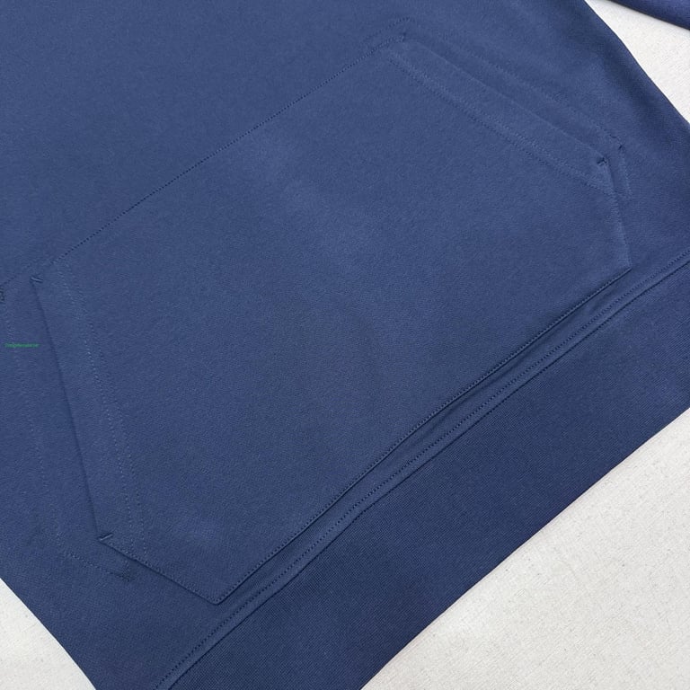 Stone Island Navy Blue Cotton Fleece Hoodie - 20