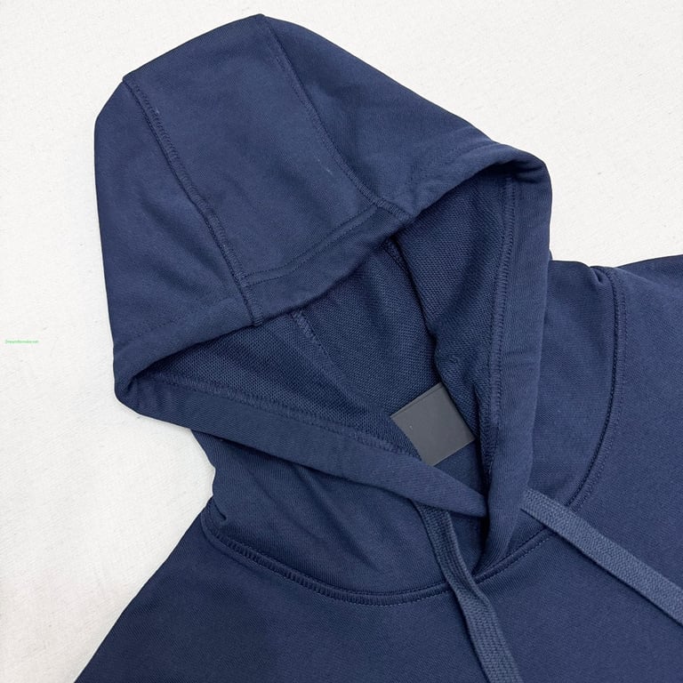 Stone Island Navy Blue Cotton Fleece Hoodie - 21