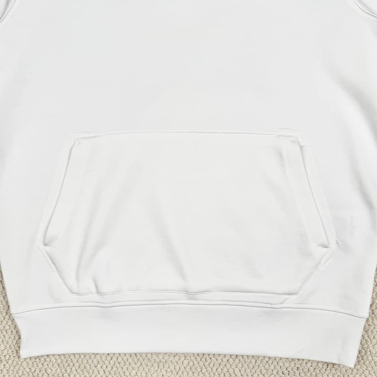 Stone Island White Cotton Fleece Hoodie - 11