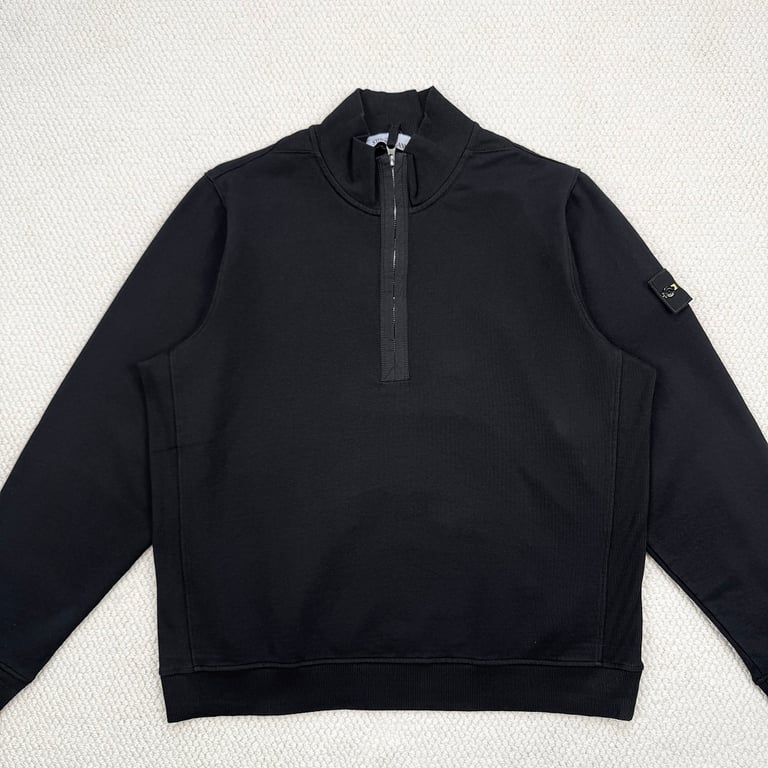 Stone Island Brushed Cotton Quarter-Zip Fleece - 3