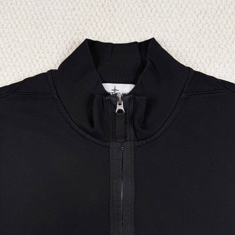 Stone Island Brushed Cotton Quarter-Zip Fleece - 8
