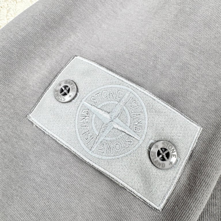 Stone Island Grey Crewneck Sweatshirt - 4
