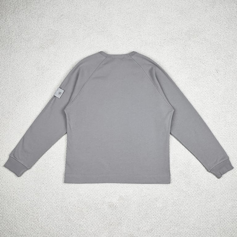 Stone Island Grey Crewneck Sweatshirt - 7