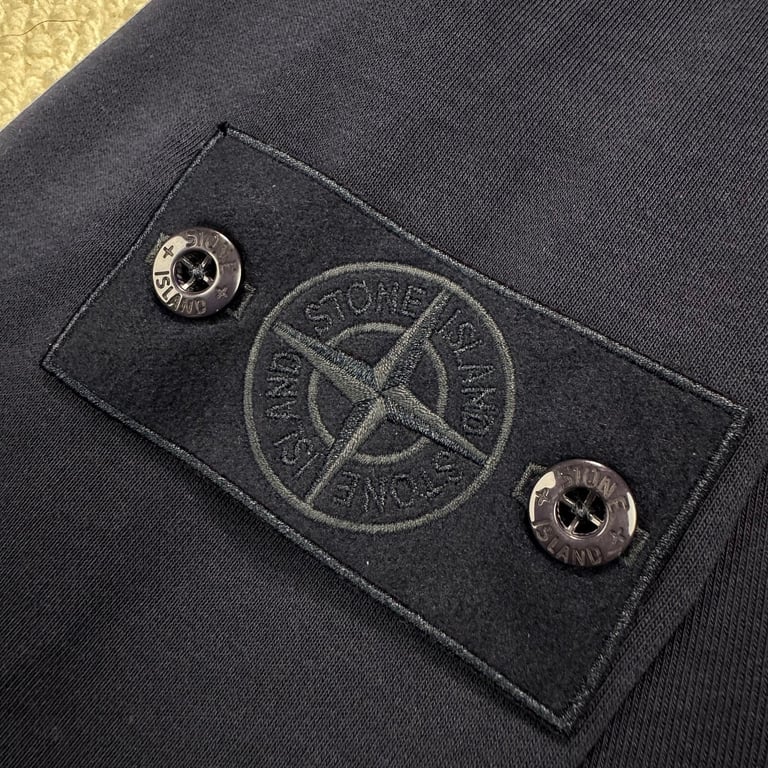 Stone Island Navy Blue Sweatshirt - 4