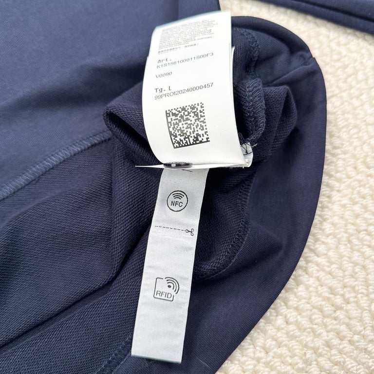 Stone Island Navy Blue Sweatshirt - 5