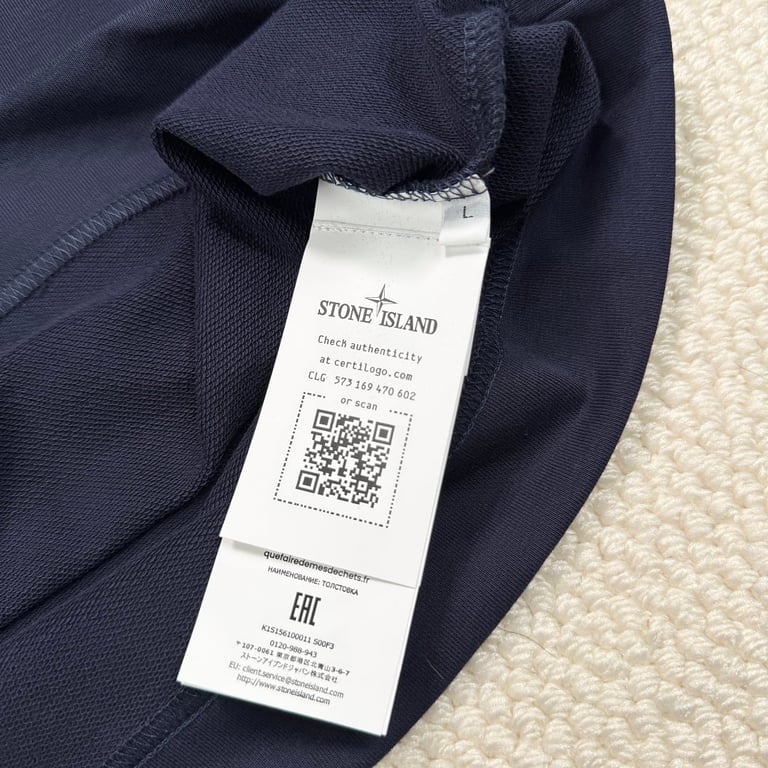 Stone Island Navy Blue Sweatshirt - 6