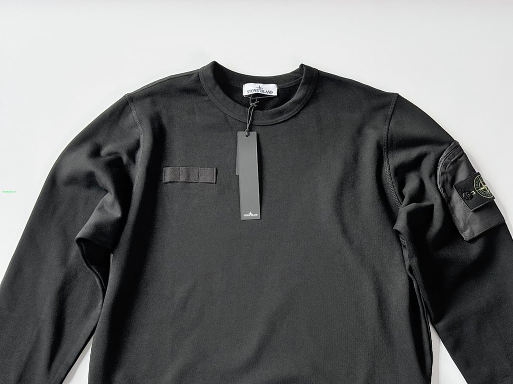Stone Island Black Pocket Sweatshirt - 2