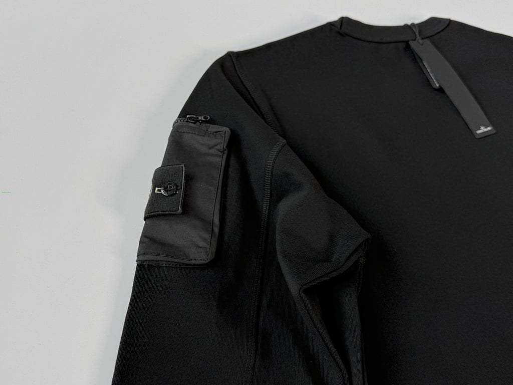 Stone Island Black Pocket Sweatshirt - 11