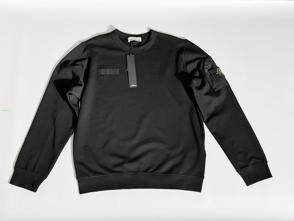 Stone Island Black Pocket Sweatshirt - 12