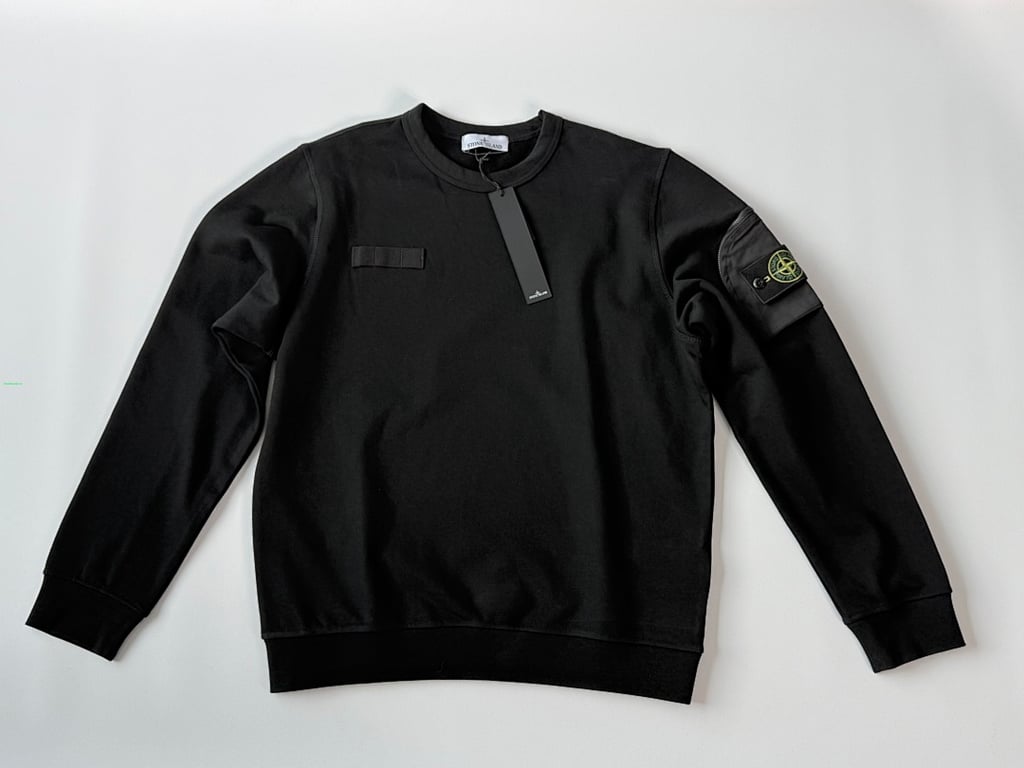 Stone Island Black Pocket Sweatshirt - 13