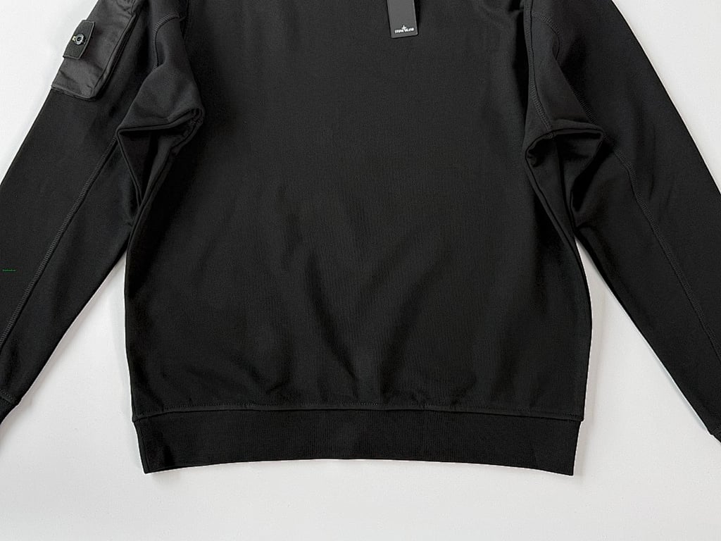 Stone Island Black Pocket Sweatshirt - 5