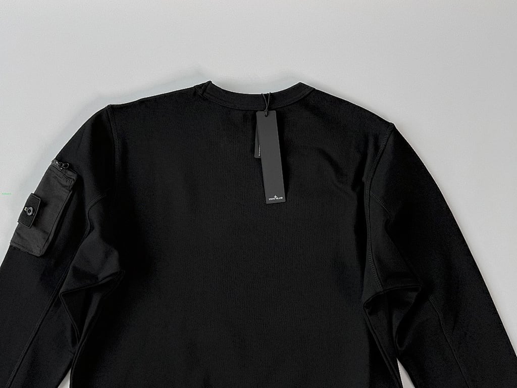 Stone Island Black Pocket Sweatshirt - 8