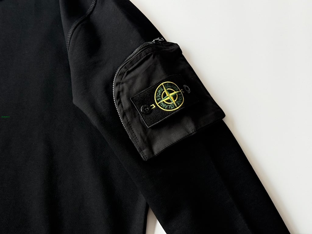 Stone Island Black Pocket Sweatshirt - 9