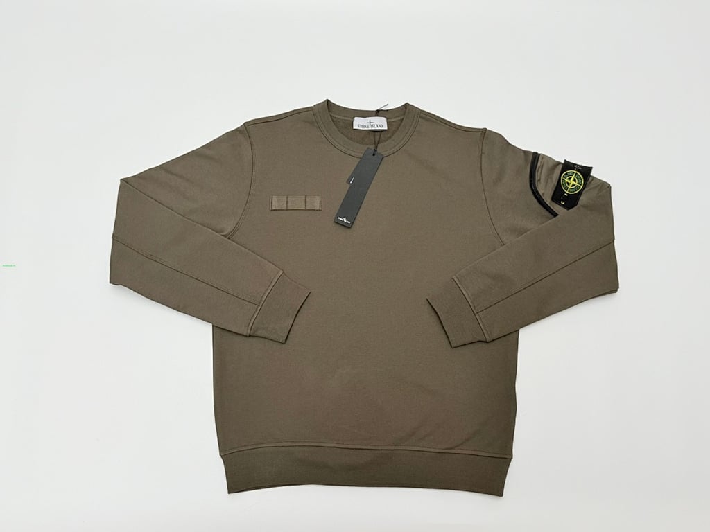 Stone Island Crewneck Sweatshirt Green - 16