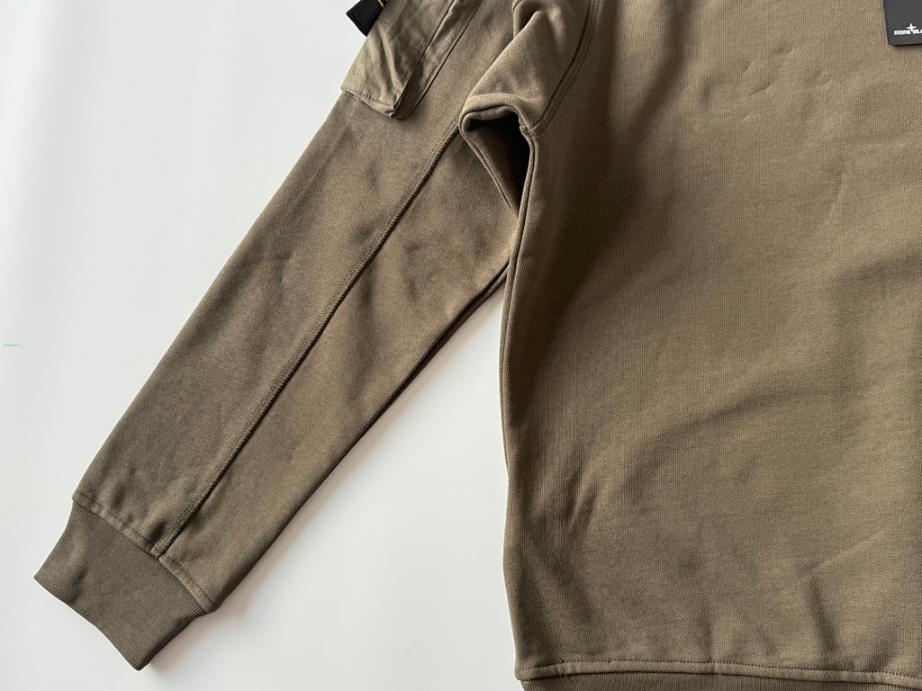 Stone Island Crewneck Sweatshirt Green - 4