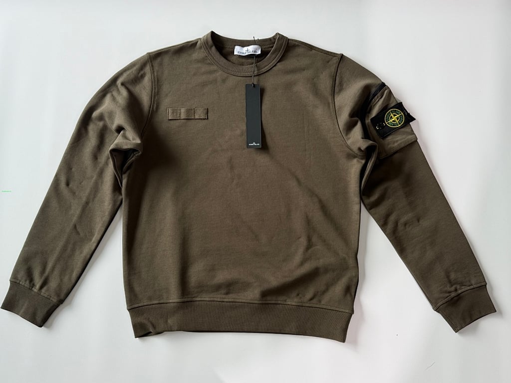 Stone Island Crewneck Sweatshirt Green - 7