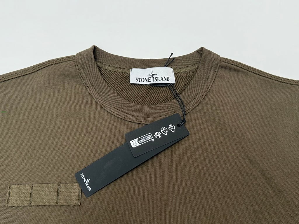 Stone Island Crewneck Sweatshirt Green - 9
