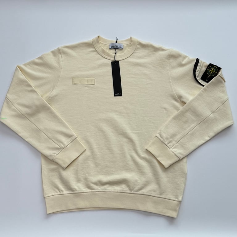 Stone Island Crewneck Sweatshirt Yellow - 13