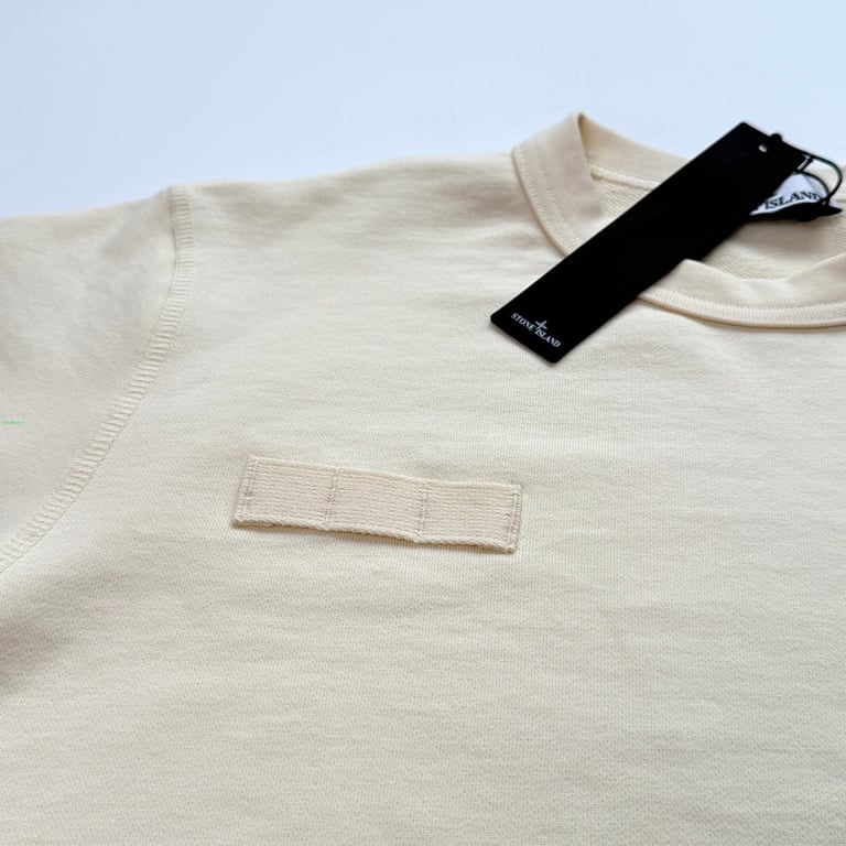 Stone Island Crewneck Sweatshirt Yellow - 8