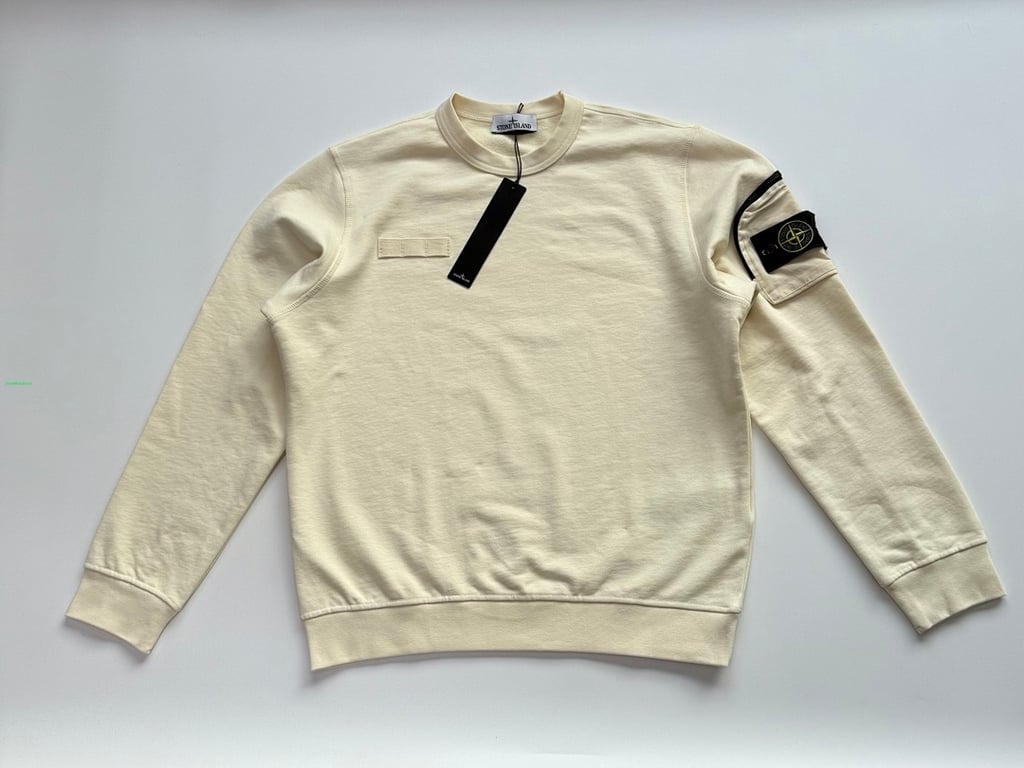 Stone Island Crewneck Sweatshirt Yellow - 9
