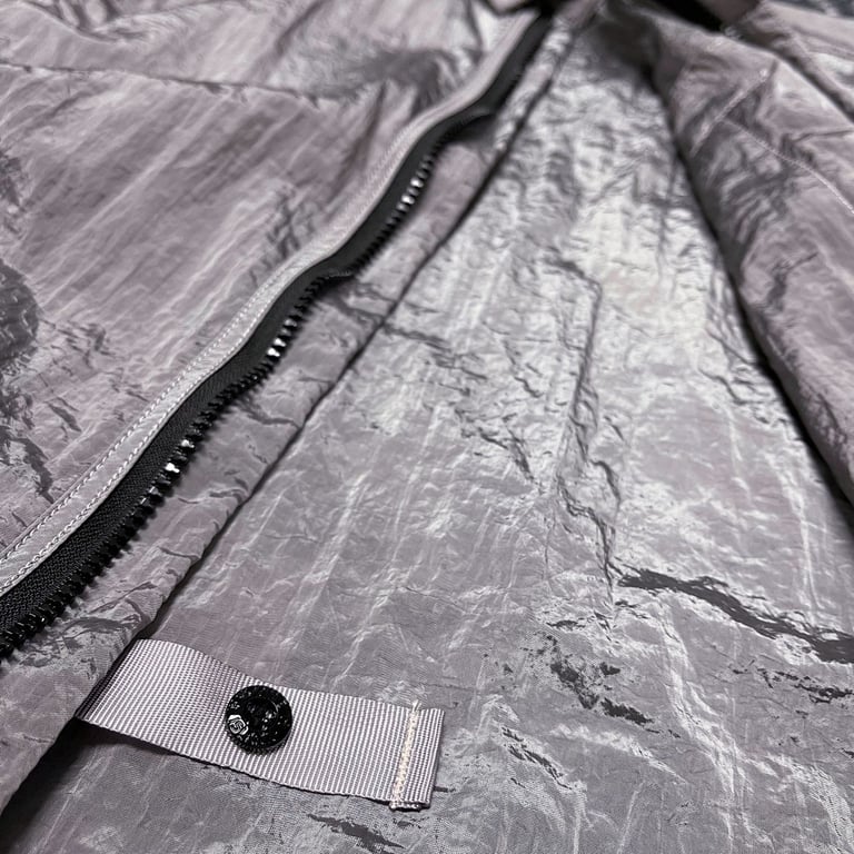 Stone Island 18SS Nylon Metal Overshirt Silver - 11