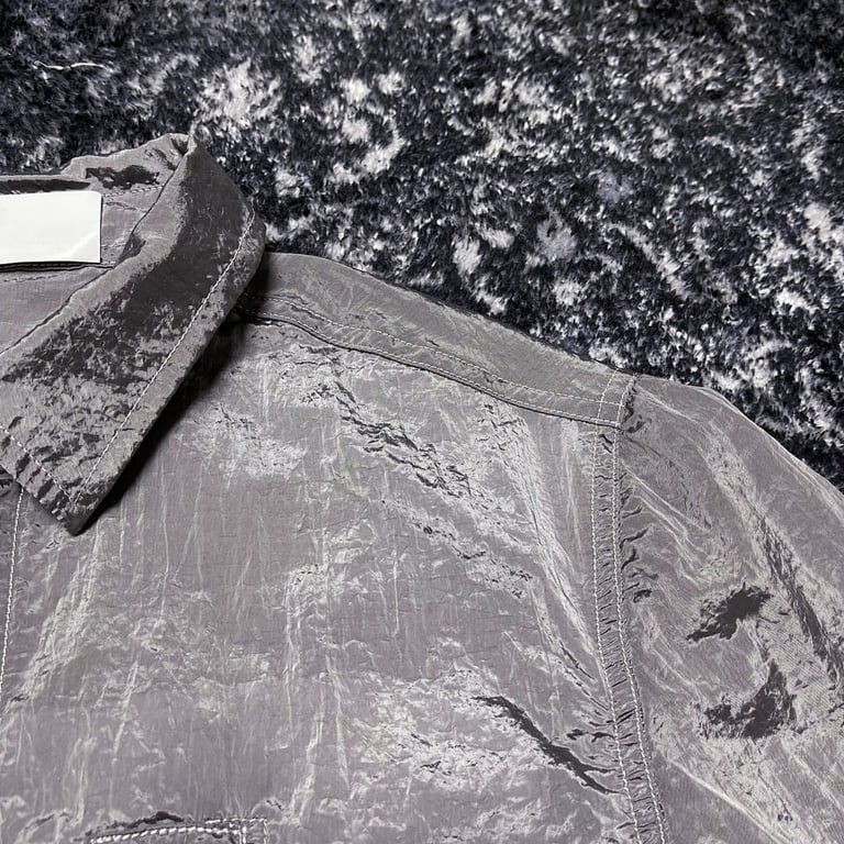Stone Island 18SS Nylon Metal Overshirt Silver - 13