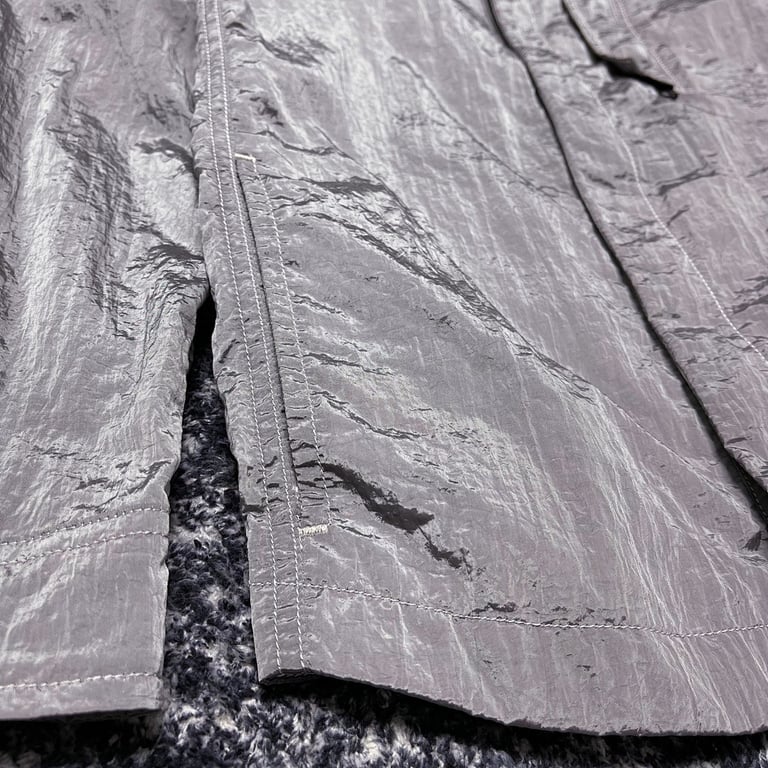 Stone Island 18SS Nylon Metal Overshirt Silver - 14