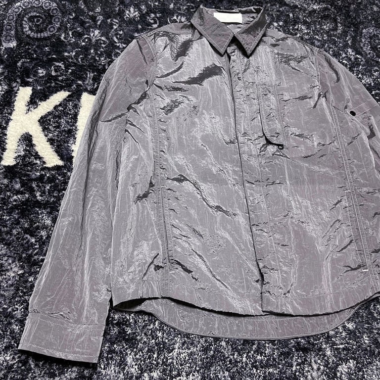 Stone Island 18SS Nylon Metal Overshirt Silver - 18