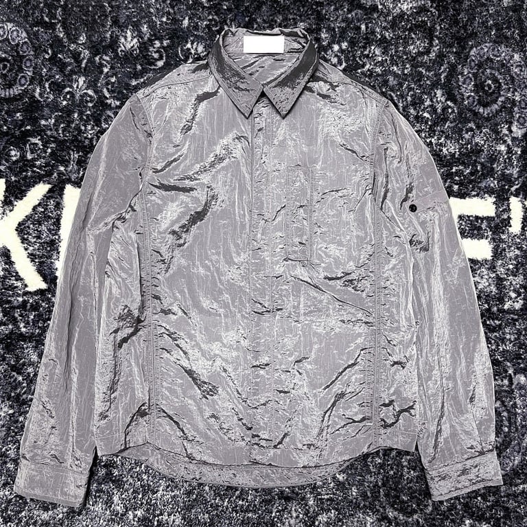 Stone Island 18SS Nylon Metal Overshirt Silver - 19