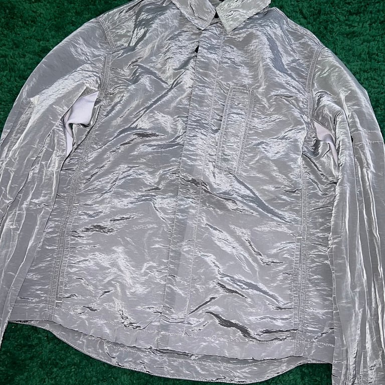 Stone Island 18SS Nylon Metal Overshirt Silver - 3